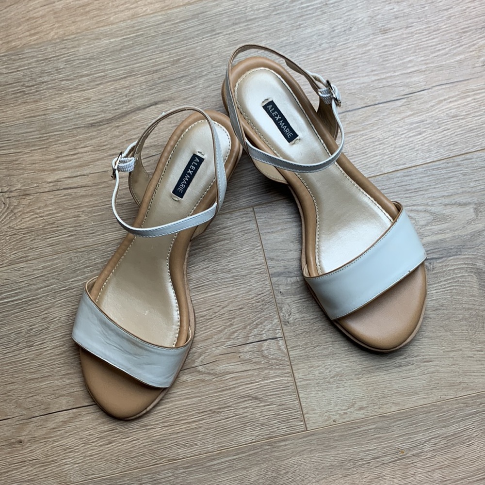 Alex Marie Marny Nude Leather Sandals